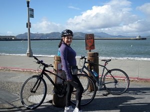 Miko with Mt. Tamalpias in the background